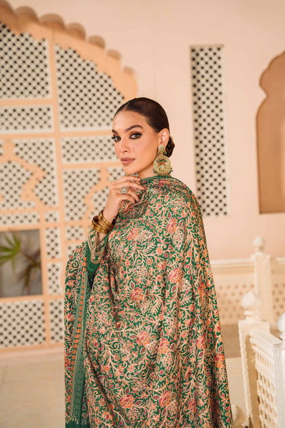 Nishat Linen - 3 Piece - Embroidered Suit - 42206443