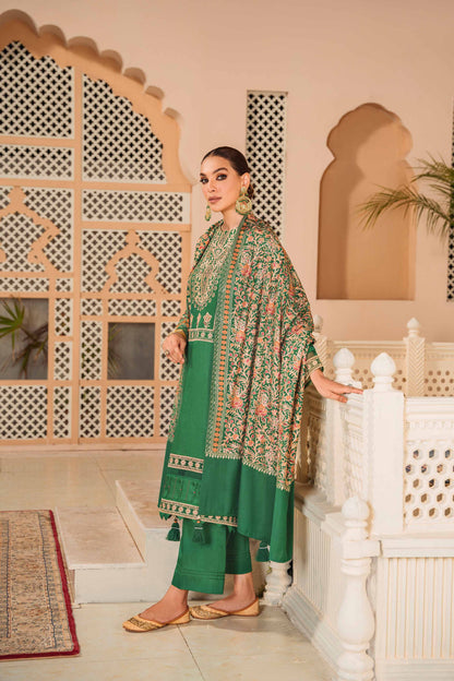 Nishat Linen - 3 Piece - Embroidered Suit - 42206443