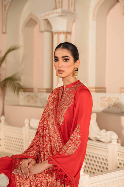 Nishat Linen - 3 Piece - Embroidered Suit - 42206444