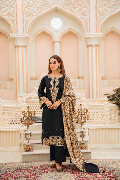 Nishat Linen - 3 Piece - Embroidered Suit - 42206445