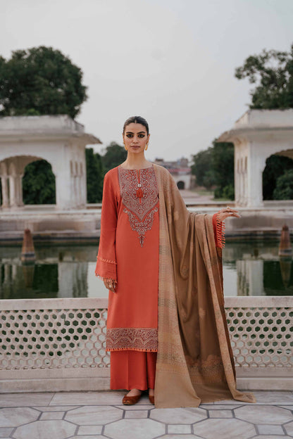 Nishat Linen - 3 Piece - Embroidered Suit - 42206446