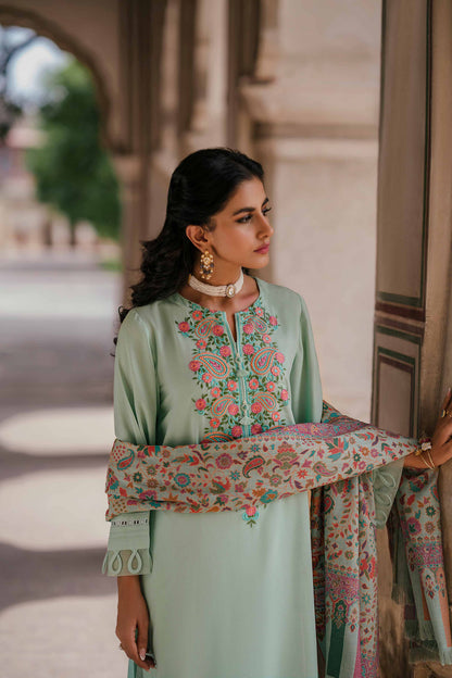 Nishat Linen - 3 Piece - Embroidered Suit - 42206448