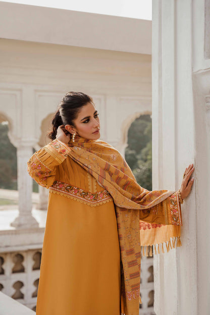 Nishat Linen - 3 Piece - Embroidered Suit - 42206449