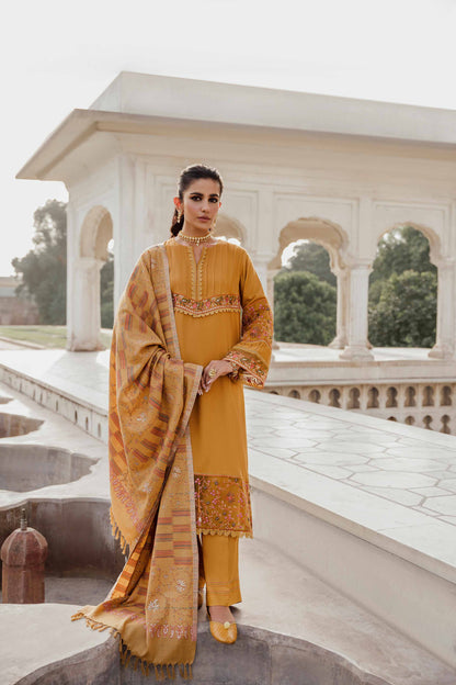 Nishat Linen - 3 Piece - Embroidered Suit - 42206449