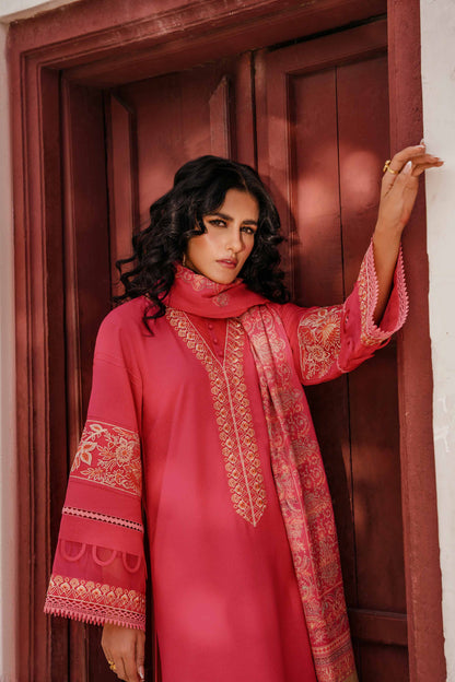 Nishat Linen - 3 Piece - Embroidered Suit - 42206450