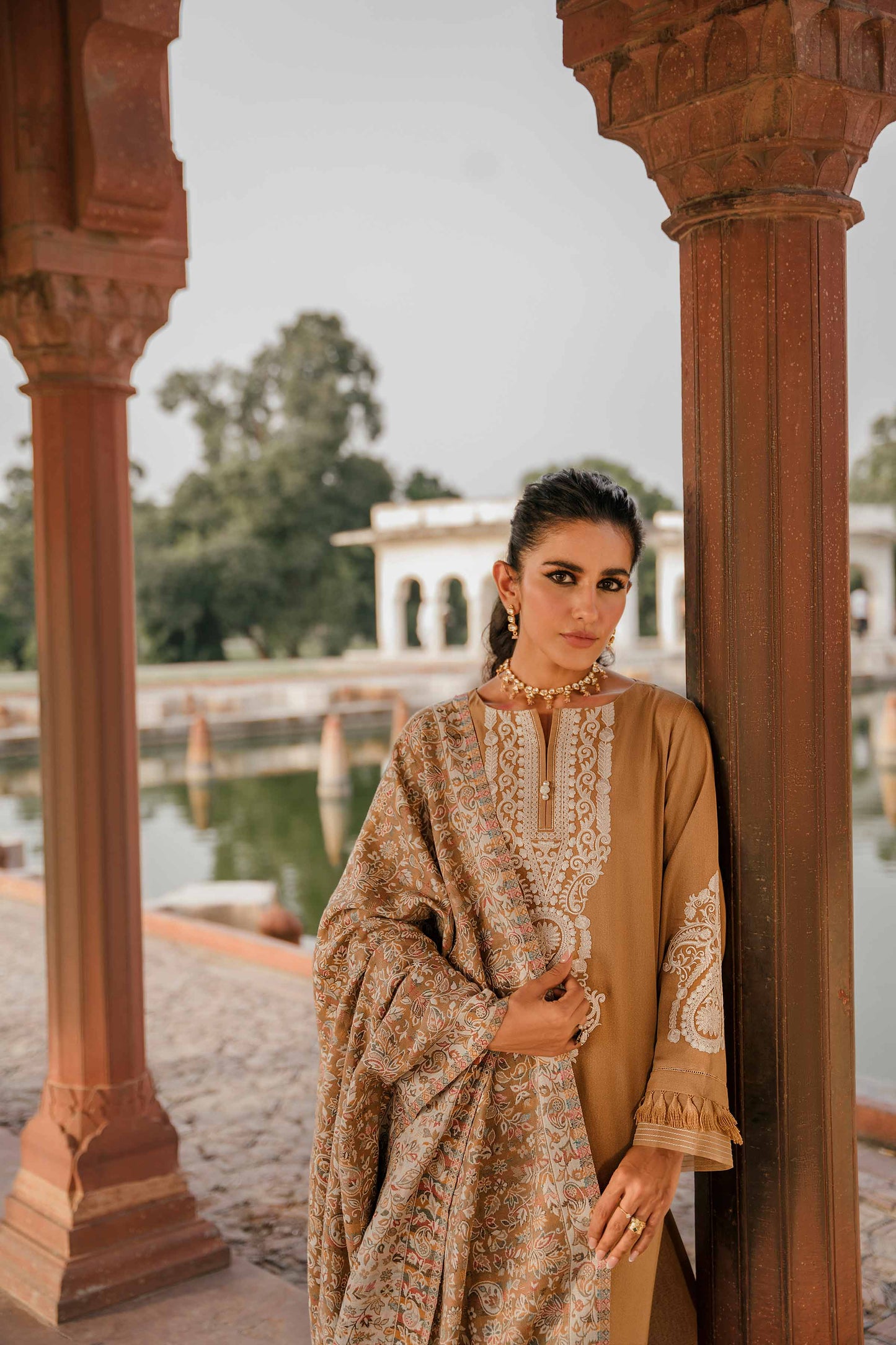 Nishat Linen - 3 Piece - Embroidered Suit - 42206451