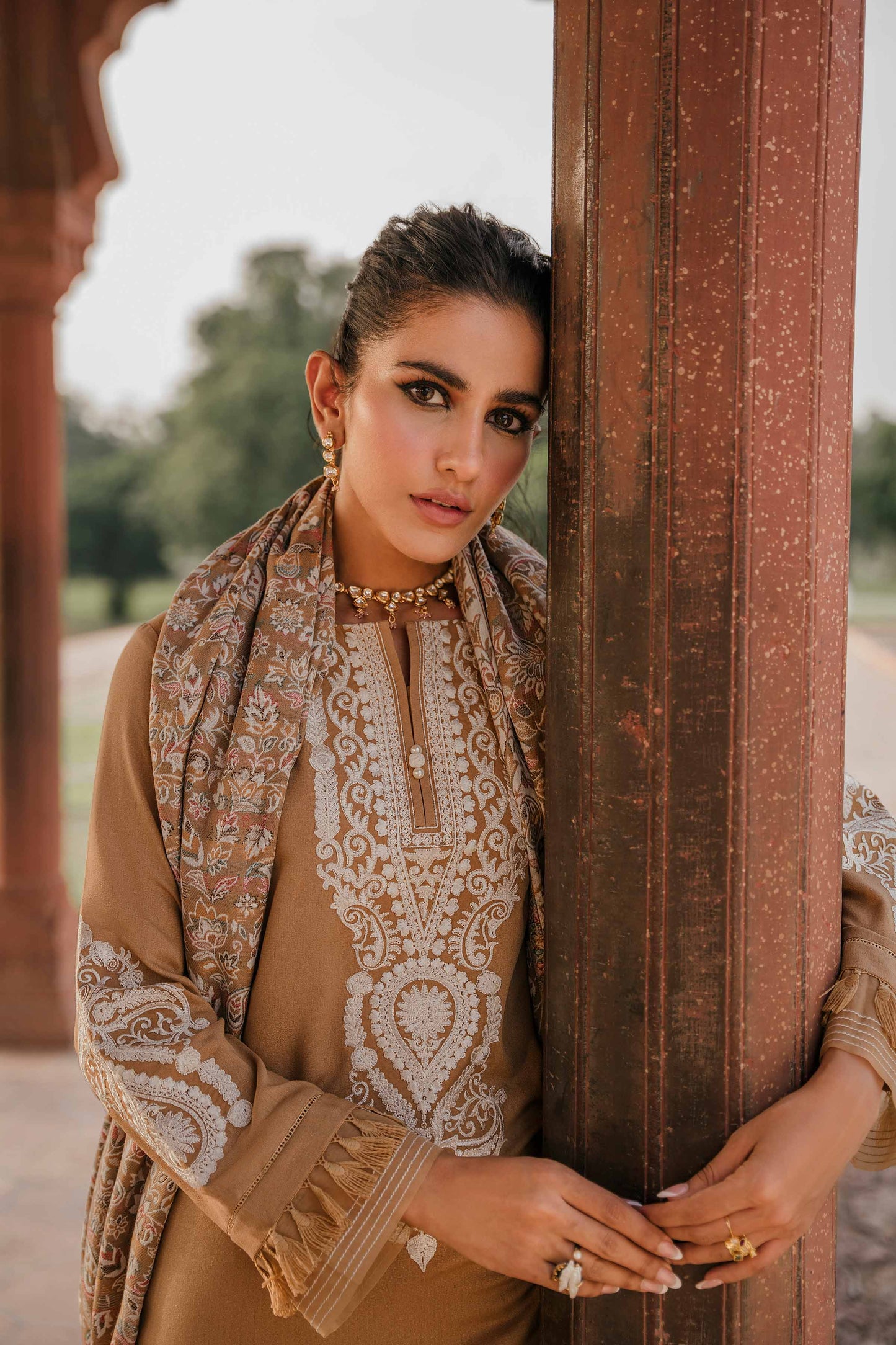 Nishat Linen - 3 Piece - Embroidered Suit - 42206451