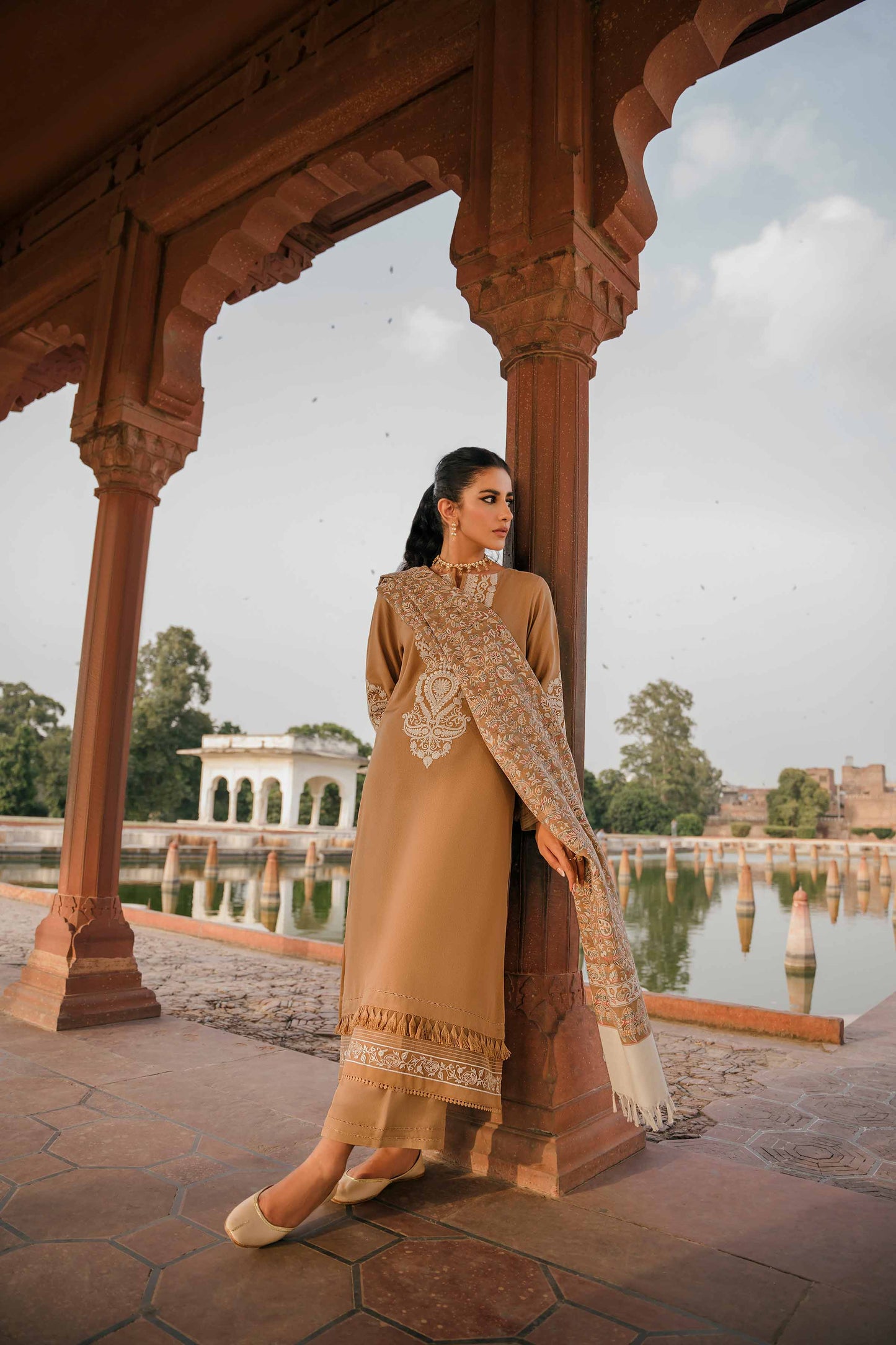 Nishat Linen - 3 Piece - Embroidered Suit - 42206451