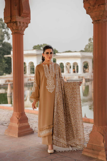 Nishat Linen - 3 Piece - Embroidered Suit - 42206451