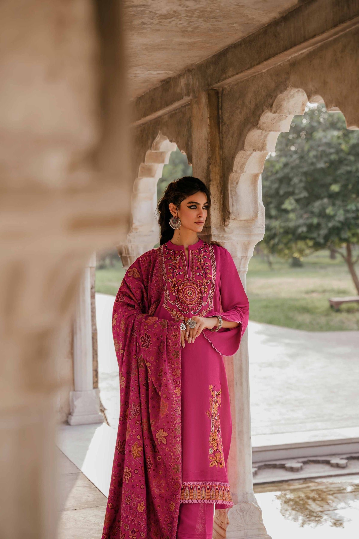 Nishat Linen - 3 Piece - Embroidered Suit - 42206453