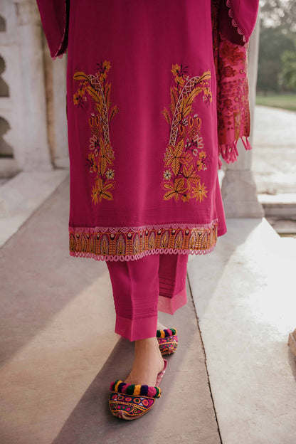 Nishat Linen - 3 Piece - Embroidered Suit - 42206453