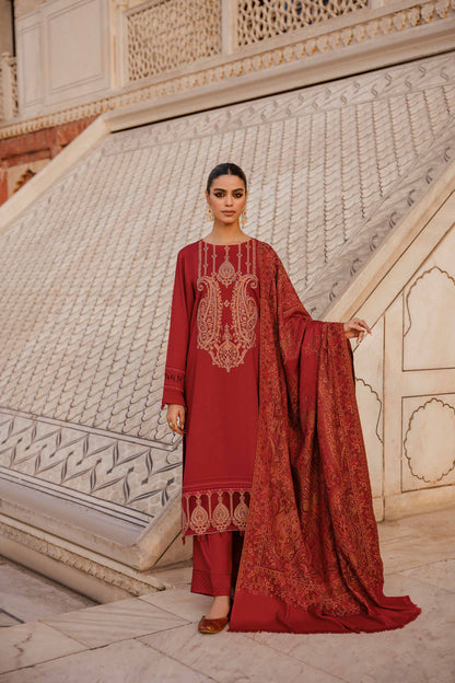 Nishat Linen - 3 Piece - Embroidered Suit - 42206454