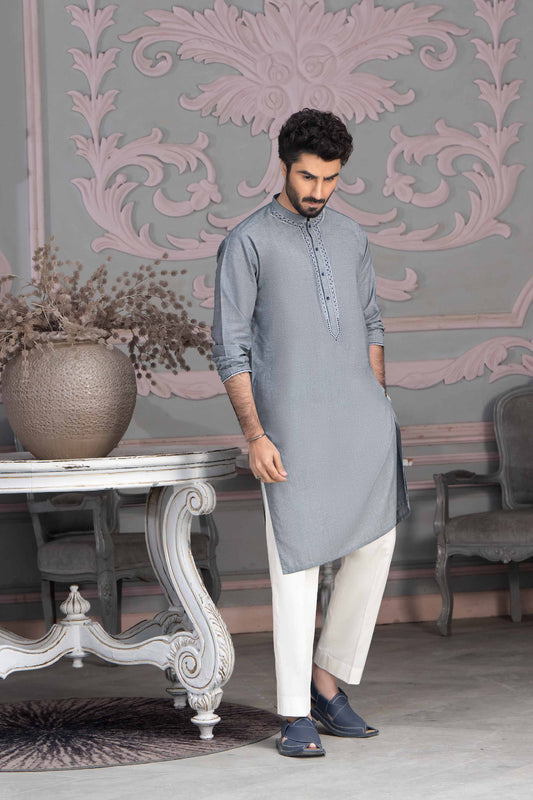Nishat Linen - 2 Piece - Embroidered Naqsh Suit With Gift Box - 42219270