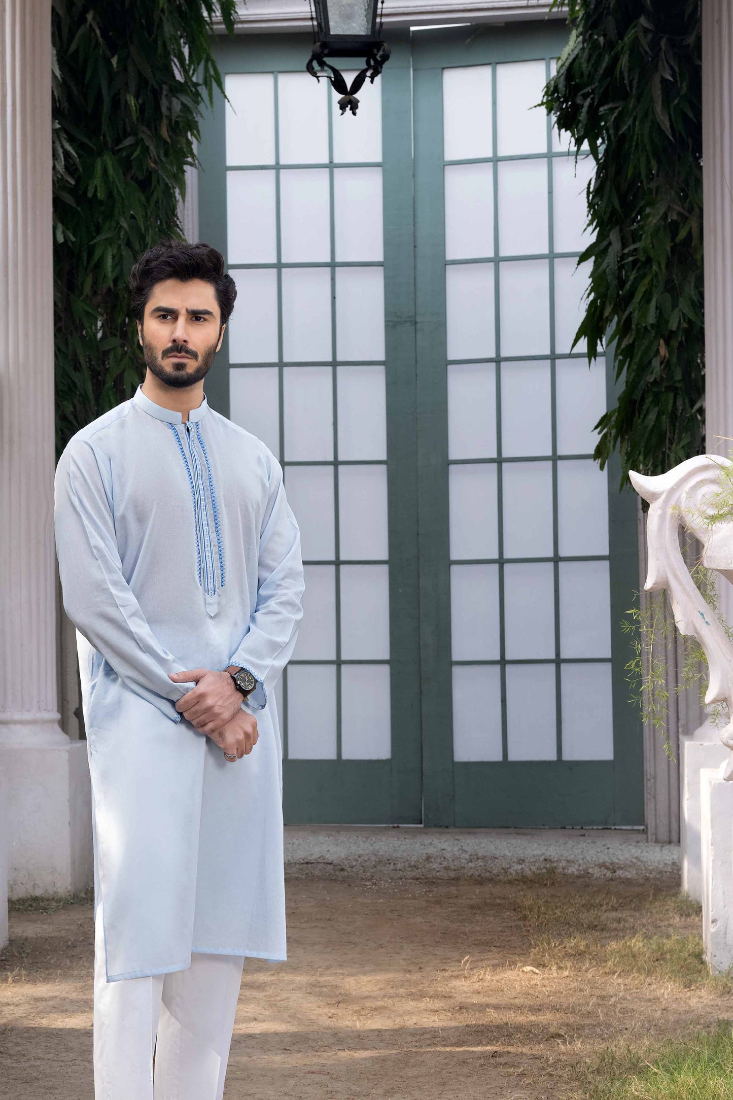 Nishat Linen - 2 Piece - Embroidered Naqsh Suit With Gift Box - 42219272