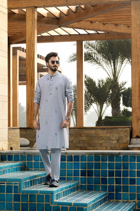 Nishat Linen - 2 Piece - Embroidered Naqsh Fabric - 42219276