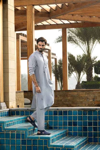 Nishat Linen - 2 Piece - Embroidered Naqsh Fabric - 42219276