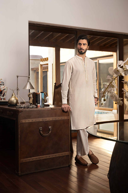 Nishat Linen - 2 Piece - Embroidered Naqsh Suit With Gift Box - 42219277