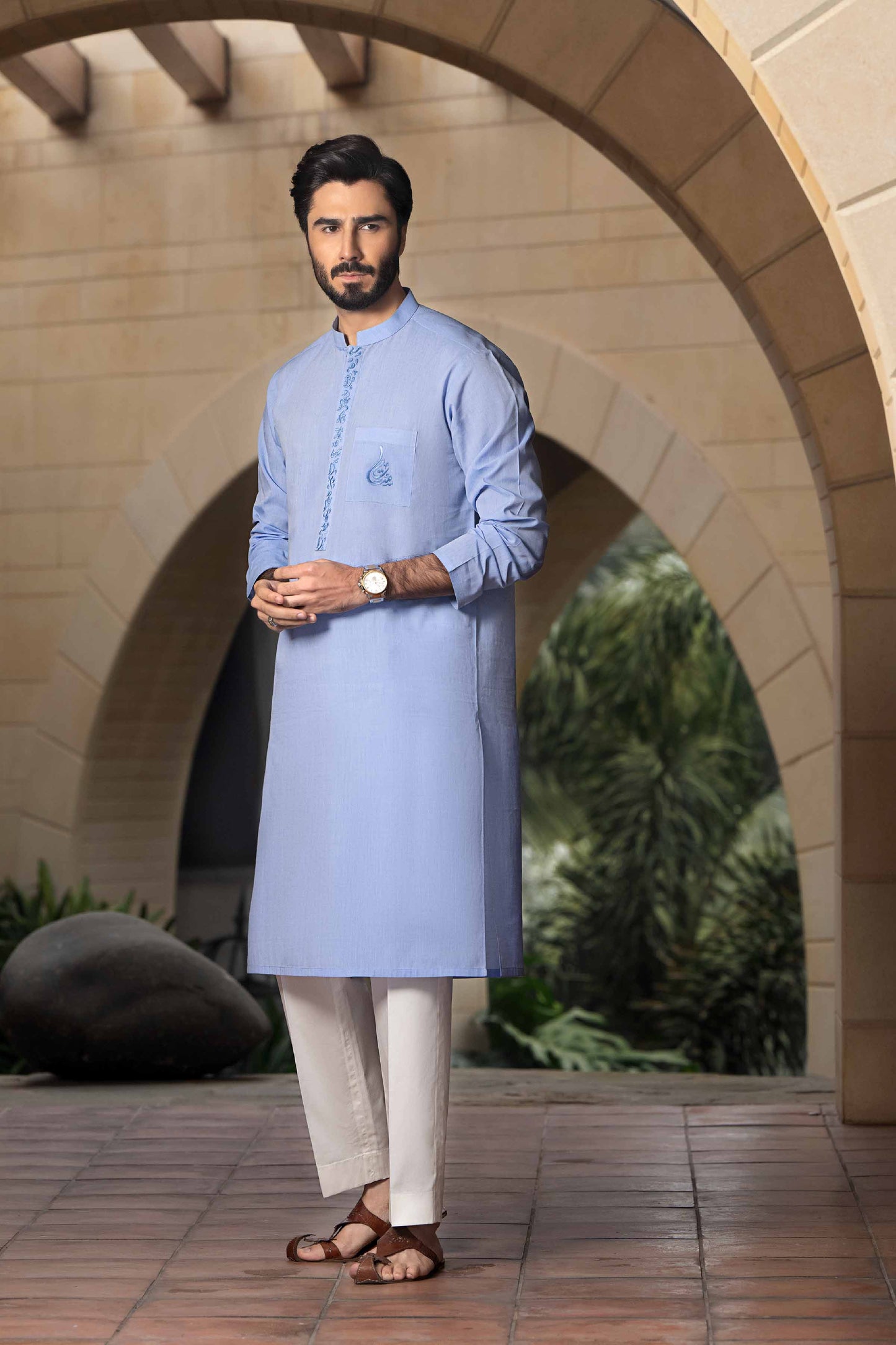 Nishat Linen - 2 Piece - Embroidered Naqsh Suit With Gift Box - 42219465