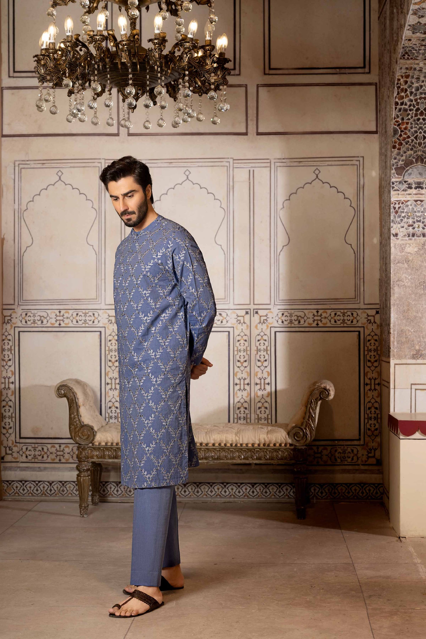 Nishat Linen - 2 Piece - Embroidered Naqsh Fabric - 42219476