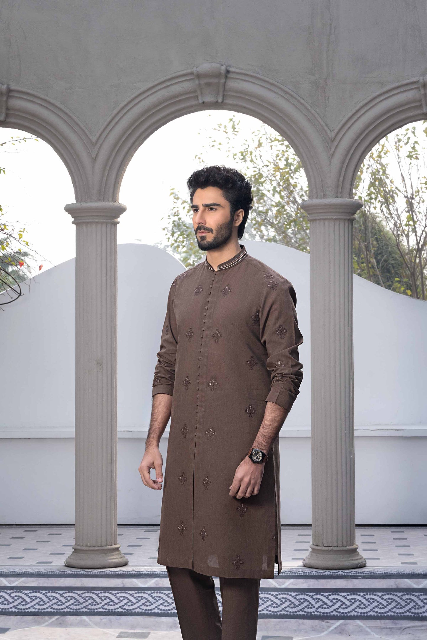 Nishat Linen - 2 Piece - Embroidered Naqsh Fabric - 42219477