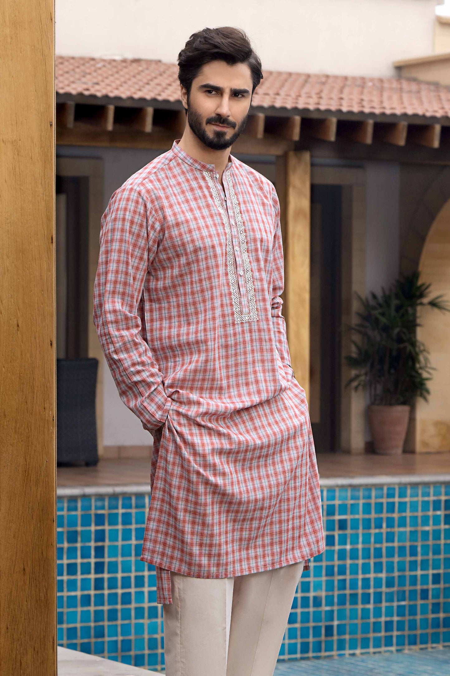 Nishat Linen - 2 Piece - Embroidered Naqsh Suit With Gift Box - 42219486