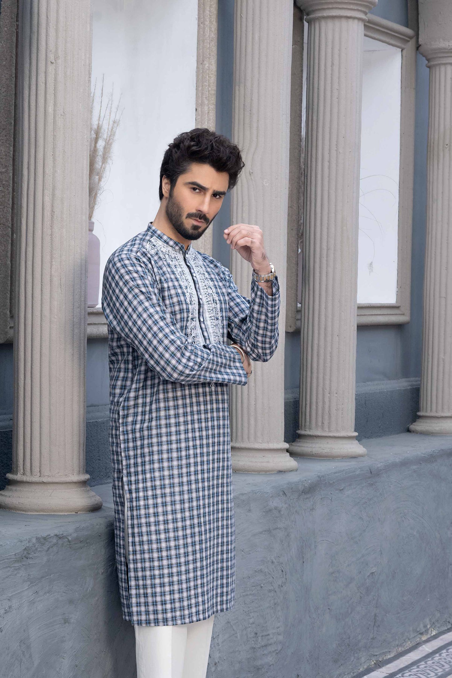 Nishat Linen - 2 Piece - Embroidered Naqsh Suit With Gift Box- 42219487
