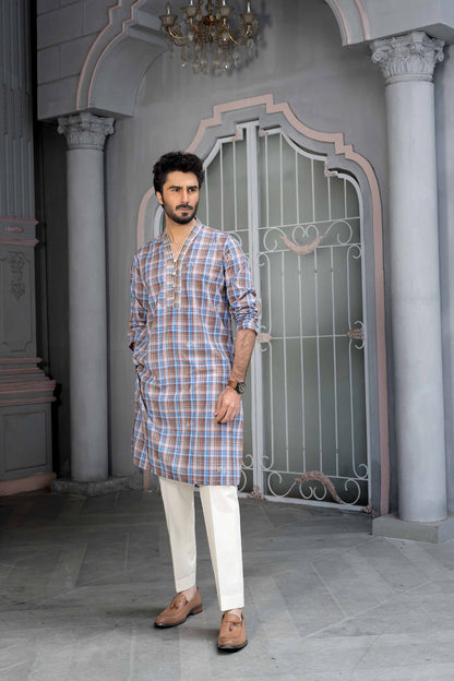 Nishat Linen - 1 Piece - Embroidered Naqsh Fabric - 42219489