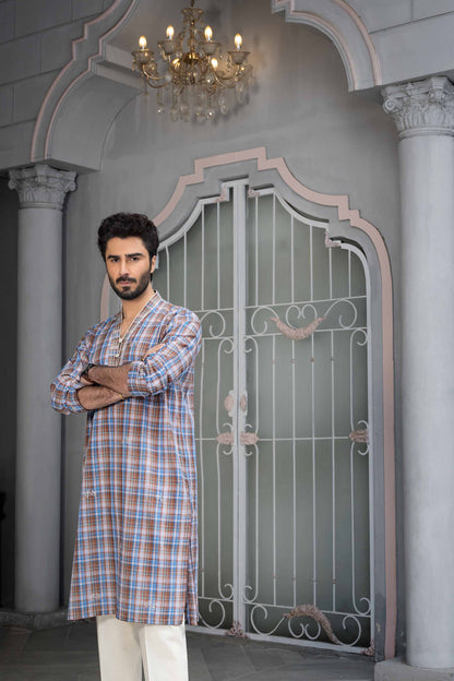 Nishat Linen - 1 Piece - Embroidered Naqsh Fabric - 42219489