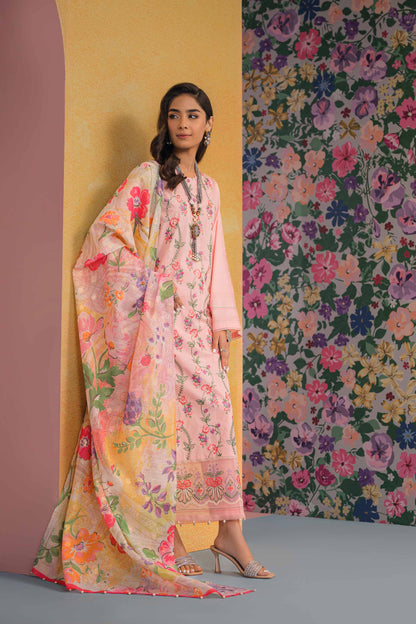 Nishat Linen - 2 Piece - Embroidered Suit - 42301616