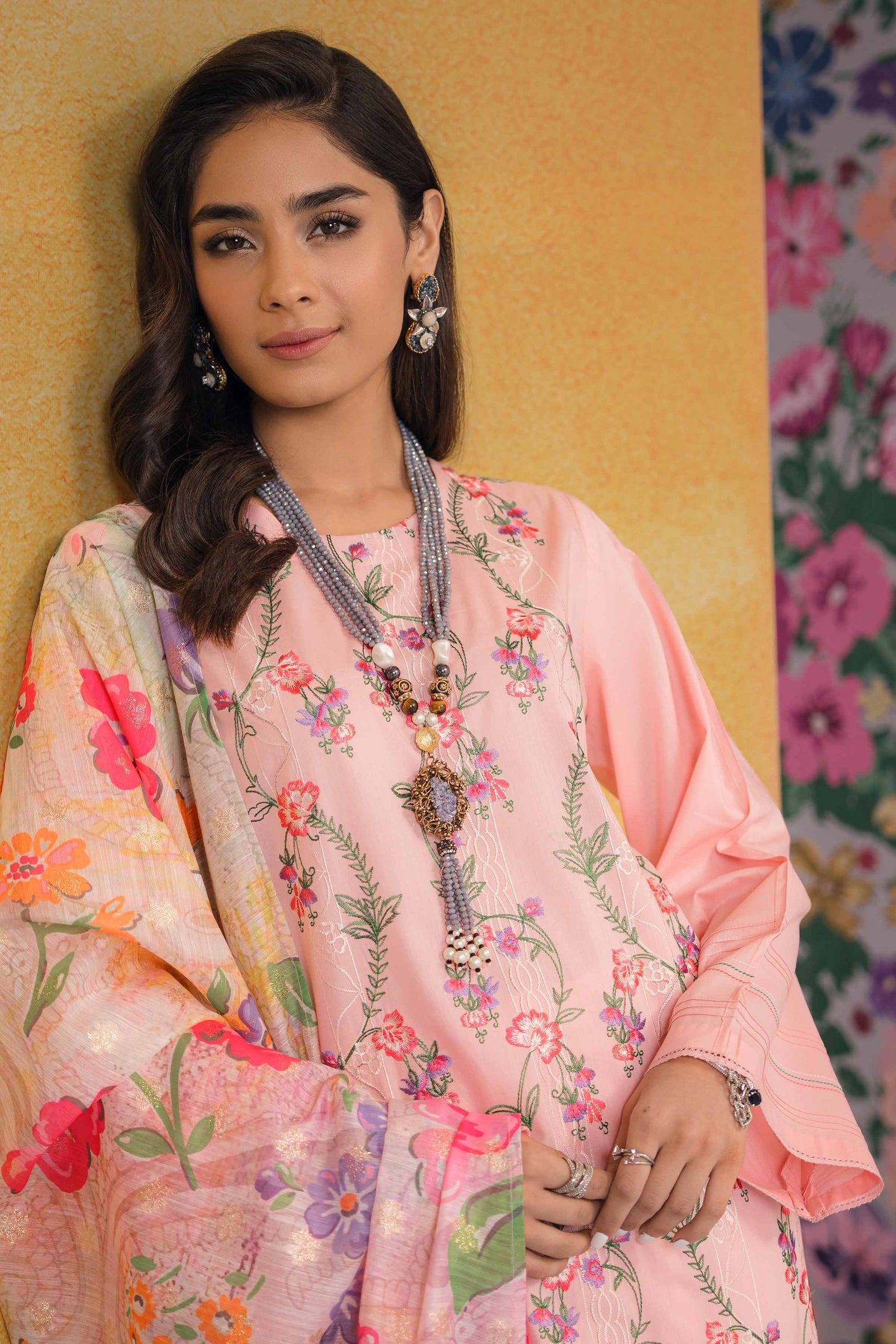 Nishat Linen - 2 Piece - Embroidered Suit - 42301616