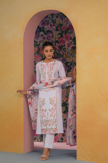 Nishat Linen - 2 Piece - Embroidered Suit - 42301617