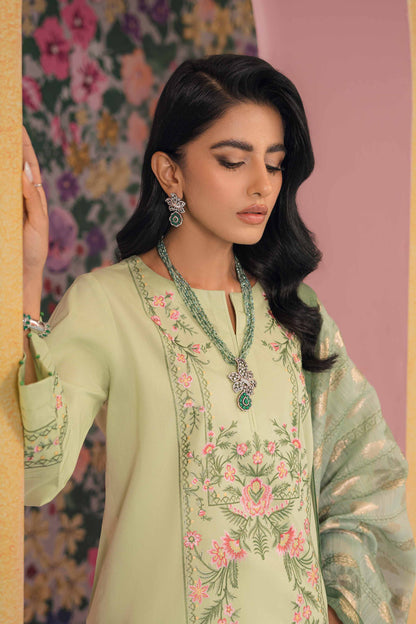 Nishat Linen - 2 Piece - Embroidered Suit - 42301618