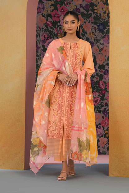 Nishat Linen - 2 Piece - Embroidered Suit - 42301623