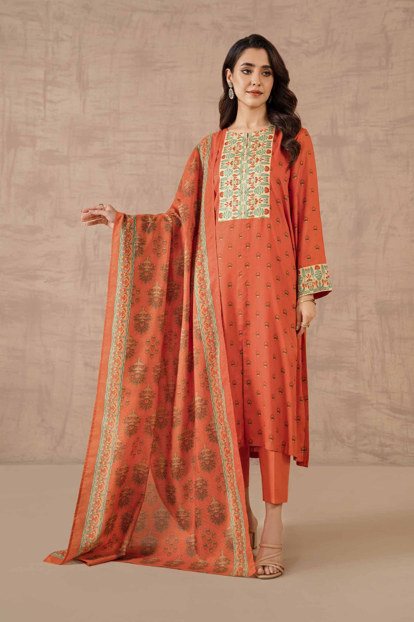 Nishat Linen - 3 Piece - Printed Suit - 42301750