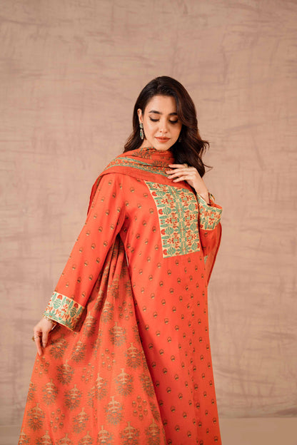 Nishat Linen - 3 Piece - Printed Suit - 42301750