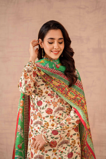 Nishat Linen - 3 Piece - Printed Suit - 42301751