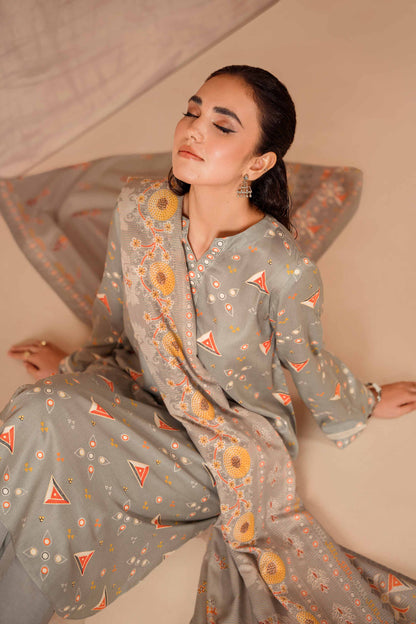 Nishat Linen - 3 Piece - Printed Suit - 42301753