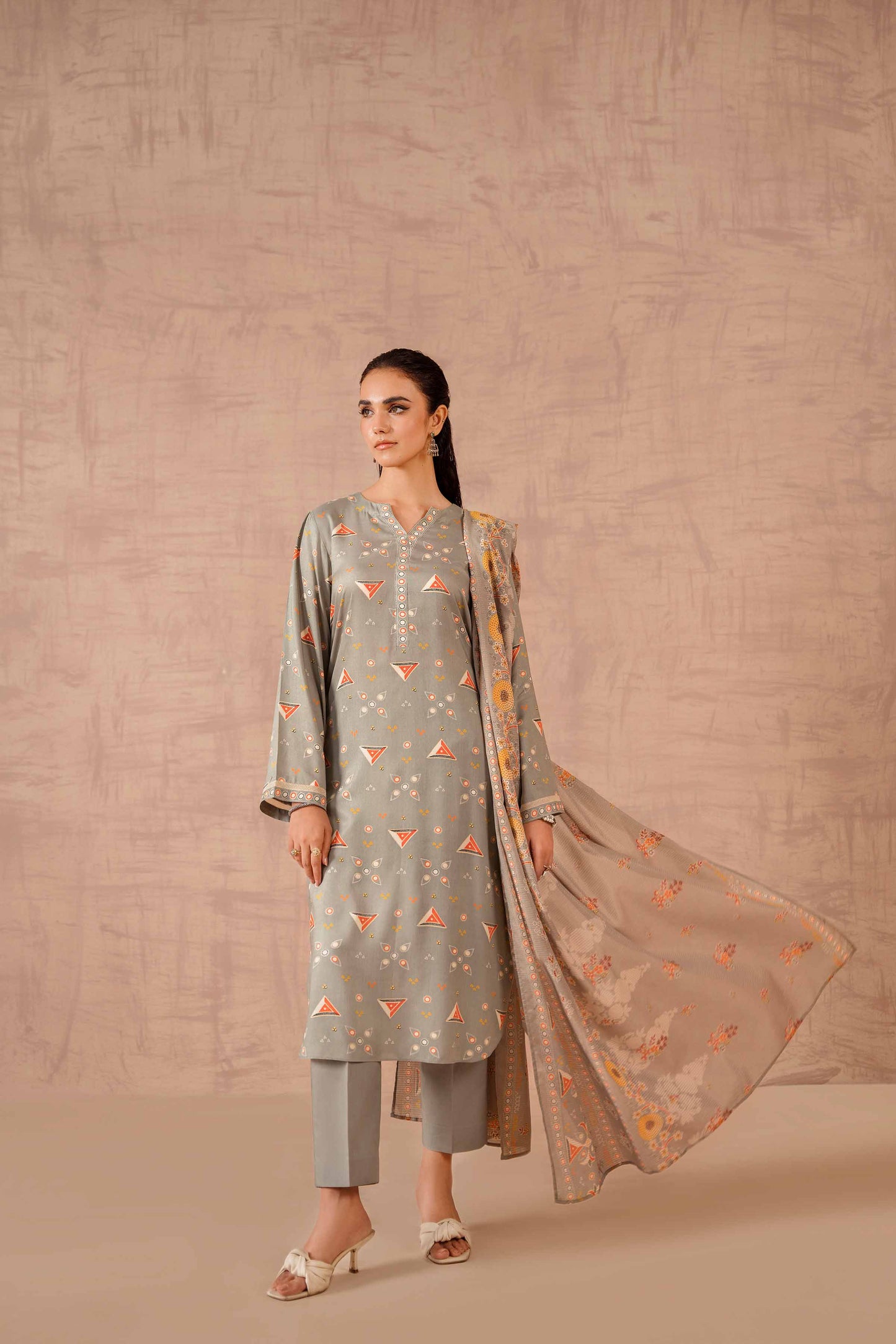 Nishat Linen - 3 Piece - Printed Suit - 42301753