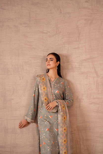 Nishat Linen - 3 Piece - Printed Suit - 42301753