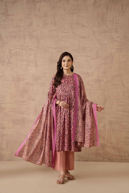 Nishat Linen - 3 Piece - Printed Suit - 42301755