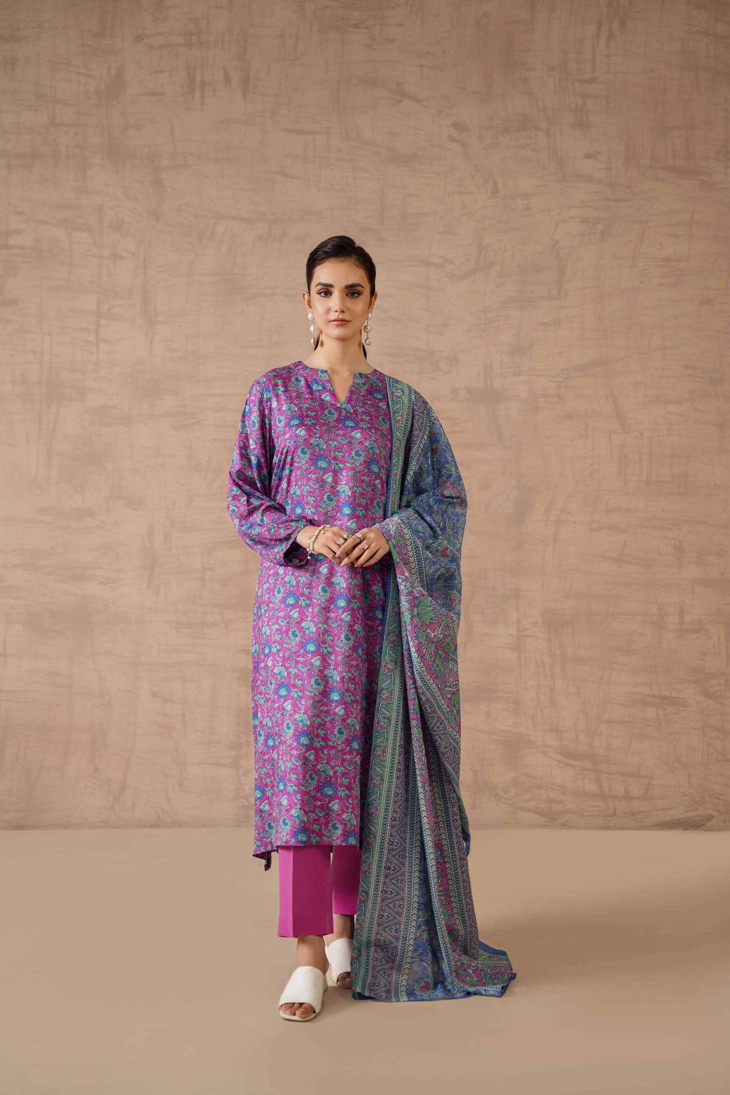 Nishat Linen - 3 Piece - Printed Suit - 42301757