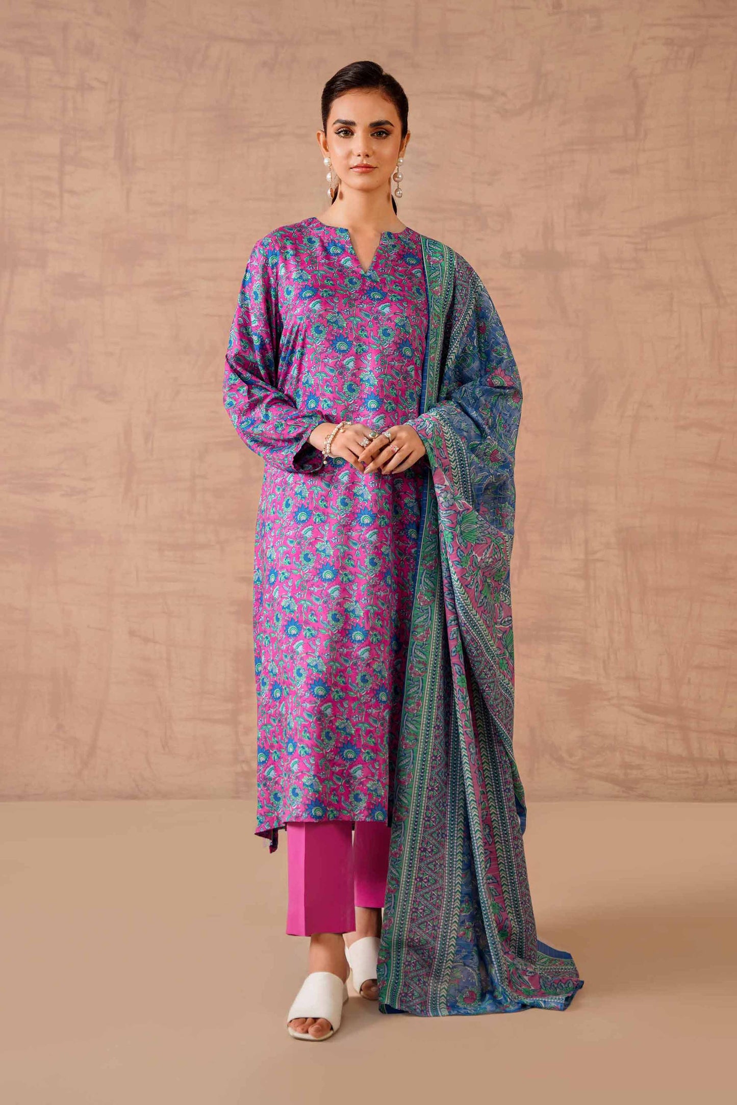 Nishat Linen - 3 Piece - Printed Suit - 42301757