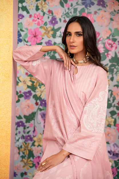 Nishat Linen - 3 Piece - Embroidered Jacquard Suit - 42301769