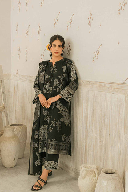 Nishat Linen - 3 Piece - Embroidered Jacquard Suit - 42301770