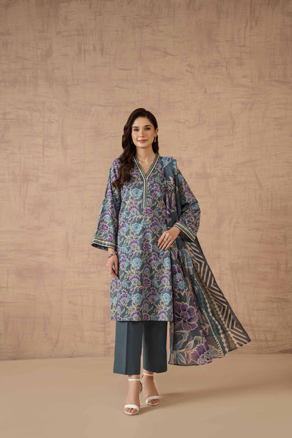 Nishat Linen - 3 Piece - Printed Suit - 42301778