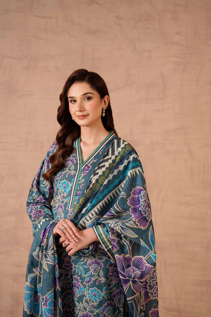 Nishat Linen - 3 Piece - Printed Suit - 42301778