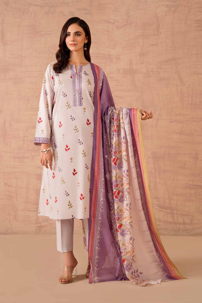 Nishat Linen - 3 Piece - Printed Suit - 42301783