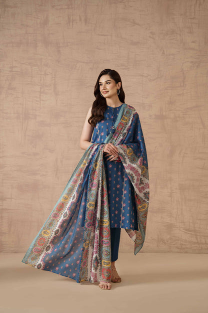 Nishat Linen - 3 Piece - Printed Suit - 42301786