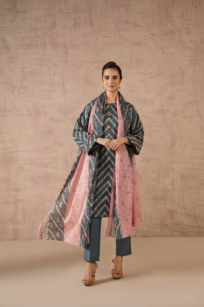 Nishat Linen - 3 Piece - Printed Suit - 42301787