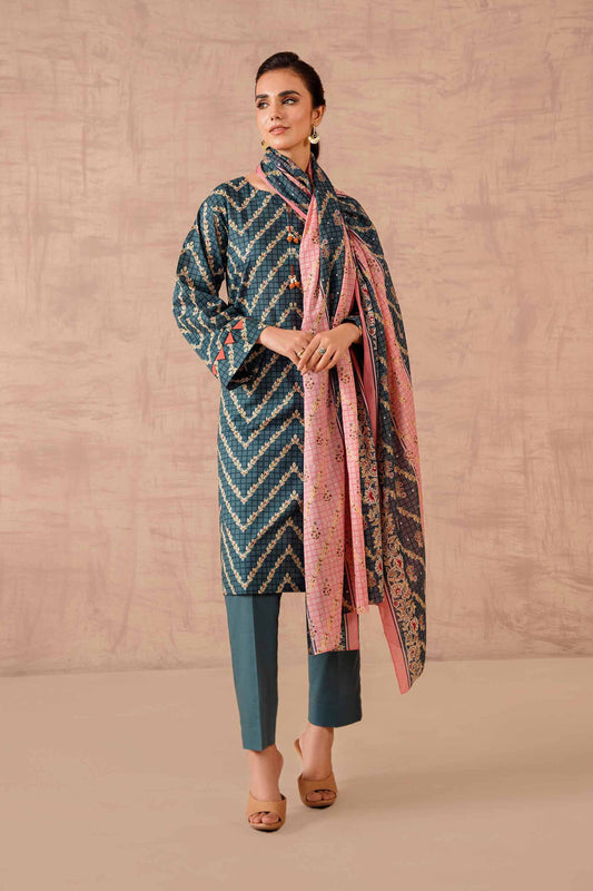 Nishat Linen - 3 Piece - Printed Suit - 42301787